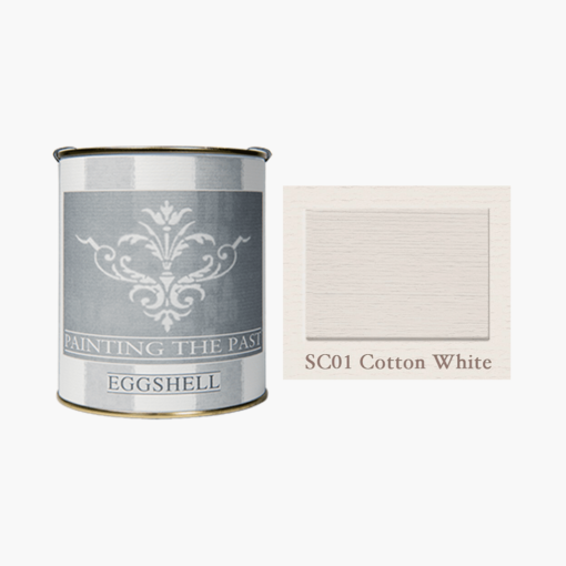 Cotton White SC 01 Eggshell - Painting the Past