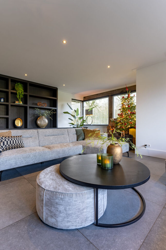 Salontafel en zitpoef