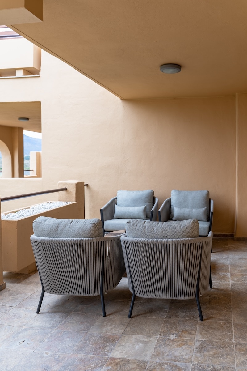 4 loungestoelen
